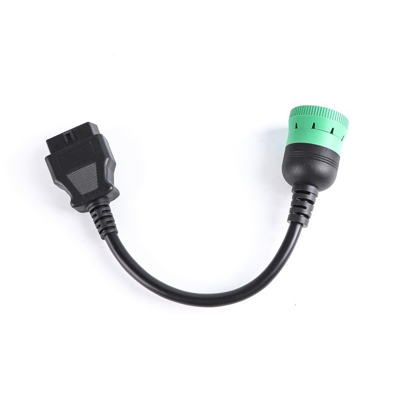 Green Type 2 J1939 Male to OBD2 Female Adapter Cable