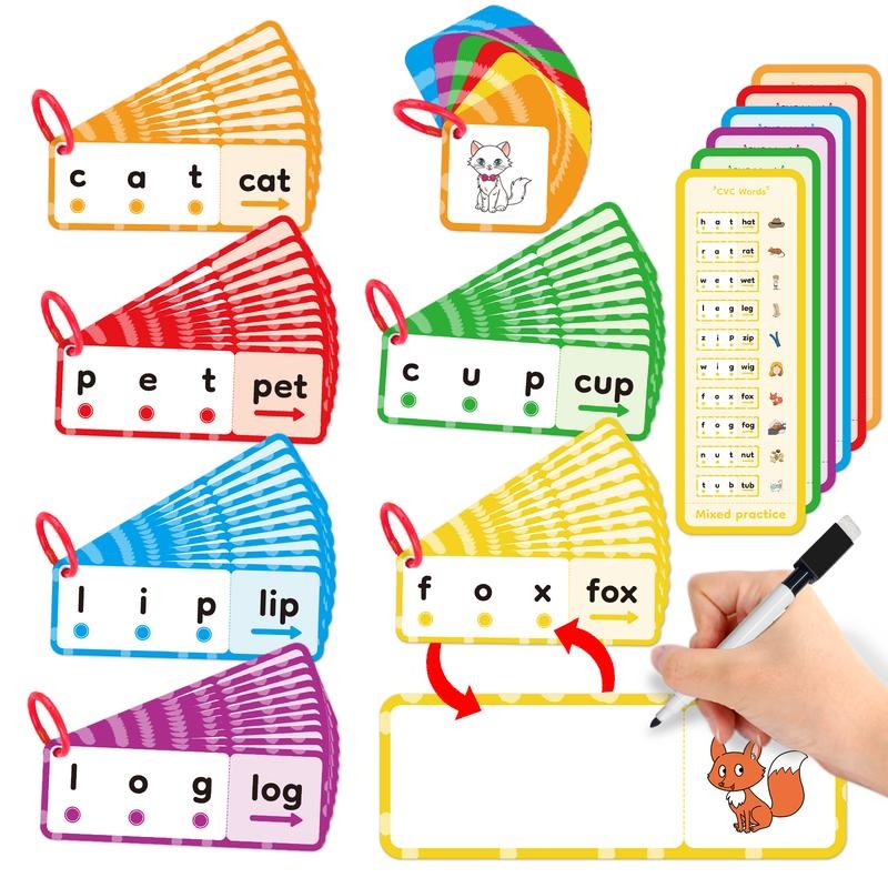Phonics Flash Card ，Kasfalci，Learn to Read ，Blends and Digraph Cards