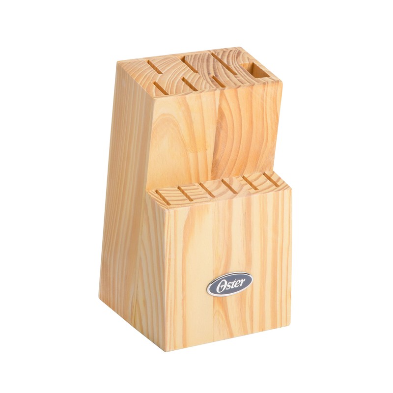 Oster Lindbergh 14 Piece Stainless Steel Cutlery Kitchen Knife Block