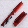 Small Travel Hair Comb,HOYOFO Folding Plastic Dual Hair Brush Pocket