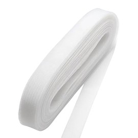50 Yards 1 Inch White Horsehair Braid Wedding Dress Horse Hair Trim Gown Sewing Braid Skirt Trimming Braids Polyester Gowns Shaping Accessories for Formal Dress