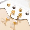HINZIC 3 Pairs Silver Gold Earring Backs for Heavy Earrings,