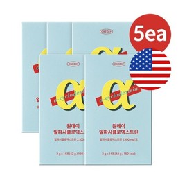 Days On 원데이 알파CD 파인애플맛 5박스 One Day Alpha CD Pineapple Flavor 5 Boxes