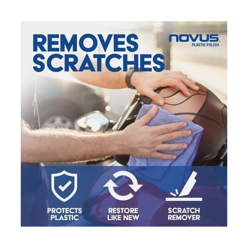 Novus Plastic Polish Kit #1, #2, & #3, 2oz. Bottles