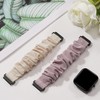 Koazon 2 Pack Fabric Scrunchie Watchbands Compatible with Tozo S5/S3/S6