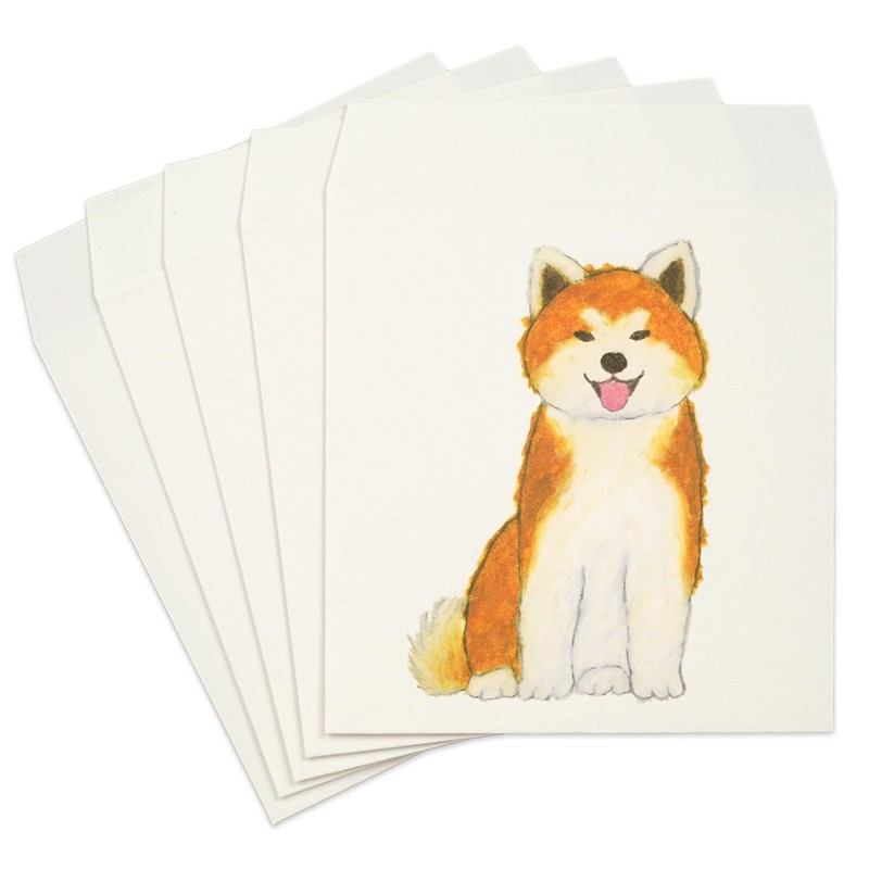 Yusuke Yonezu YZP-428 Greeting Life Otoshidama Pochi Bag, Akita Inu,