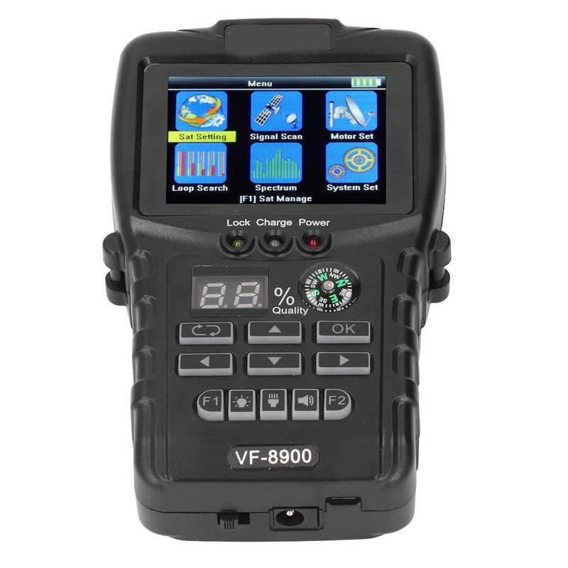 Satellite Finder Meter Digital Signal Measuring Detector 950‑2150MHz 2.4in HD
