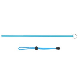 Diving Pointer Stick Aluminum Alloy 35cm Multifunctional Underwater Rod with LanyardBlue