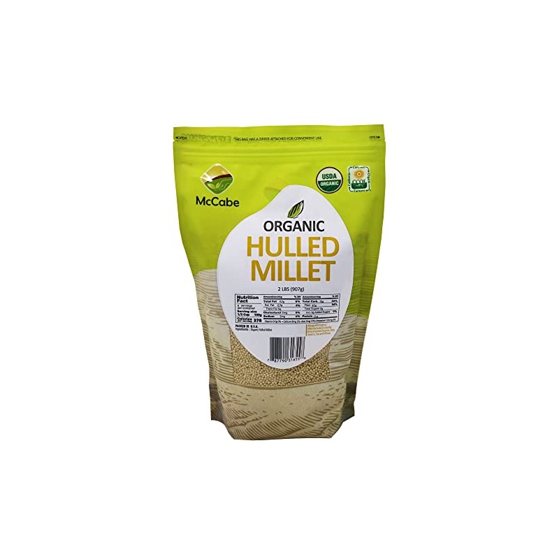 McCabe Organic Hulled Millet - Millet Organic | Rich with