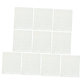 NUOBESTY 10sheets Shiny Handwritten Font Stickers for Greeting Cards Envelopes and Crafts Glitter Letter and Number Decals for Personalization