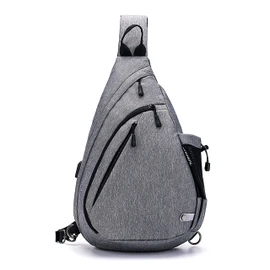 TurnWay Water-Proof Sling Backpack/Crossbody Bag/Shoulder Bag for Travel, Hiking, Cycling, Camping for Women & Men (grey)