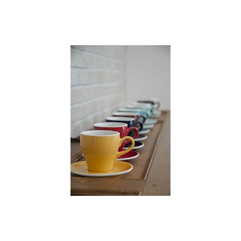 LOVERAMICS Tulip Saucer 15 cm Café Latte Black