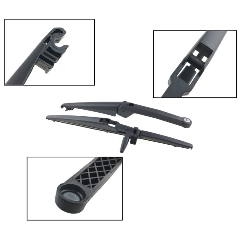 TOTMOX Rear Windshield Back Wiper Arm Blade Set Compatible with