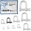 NietFullThings 2 pieces 10 mm stainless steel round shackles made