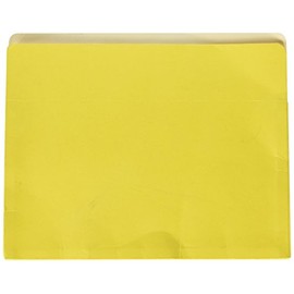 Smead(R) Color File Pocket, 3 1/2in. Expansion, Letter Size, Yellow