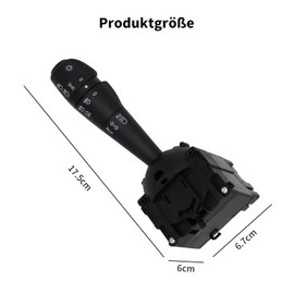 ANBOO Steering Column Switch for Dacia Sandero Indicator Switch 8201167988 for Dacia Lodgy Combination Switch Indicator Light Steering Column Switch Compatible with Dokker & Renault Clio/Logan
