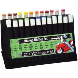 Copic Sketch Markers 24pc Set-Manga Wallet A