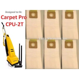 Carpet Pro H.E.P.A Vacuum Cleaner Bags, CPU Commercial Vacuum Bags  # (CPH-6)
