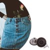 Trimming Shop 17mm Brass Jeans Button, Durable Tack Fastener Buttons