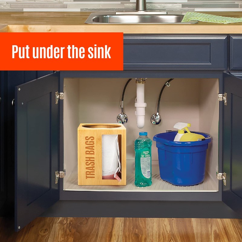 Libreshine Extra Large Trash Bag Organizer for Kitchen, Garbage Bag