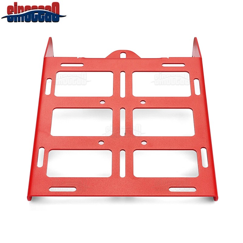 SI Red Rear Tail Luggage Bag Rack Cargo Rack Backpack
