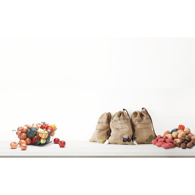 Tea Life 31012 Vegetable Storage Bag, Onion, Width 10.8 x