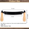 Wadoy Draw Shave Knife - 10 in Curved DrawKnife, Curved