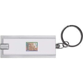 Azeeda 'Stepping into a Brighter Future' Keyring LED Torch (KT00041281)