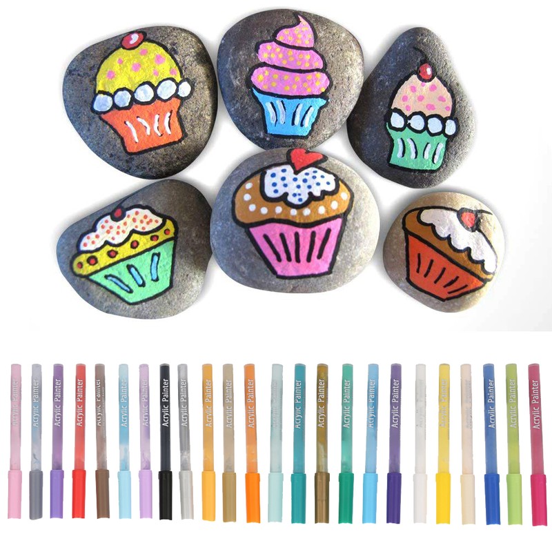 Coloured Acrylic Marker Pen Kit Non Toxic Water Based Painting