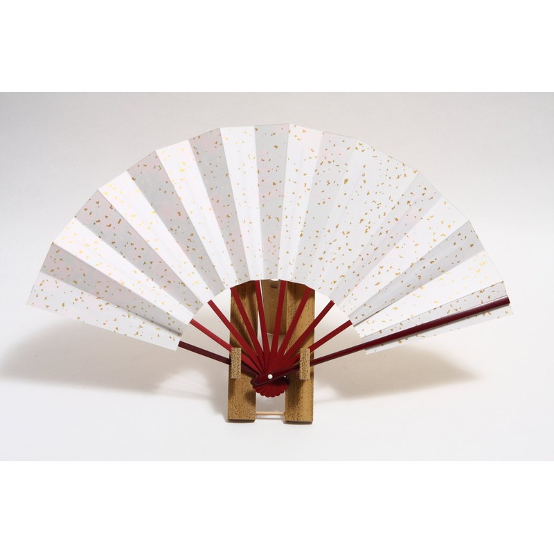 Hasegawa Kyoto Fan, Decorative Fan, Black Dyed Bone Fan Stand,