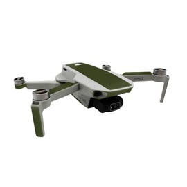 Finest Folia Screen Protector Compatible with DJI Mini 2 Drone and Controller Sticker Set Perfect Fit Waterproof Skin Sticker Design Film (Partial Adhesion, K156-05 Military Green)