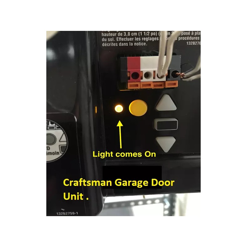 LiftMaster 891LM 1 Button Garage Door Opener Remote Control-Black