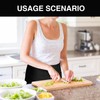 Xumann 4 Pcs Black Half Waitress Apron, Short Cleaning Waist