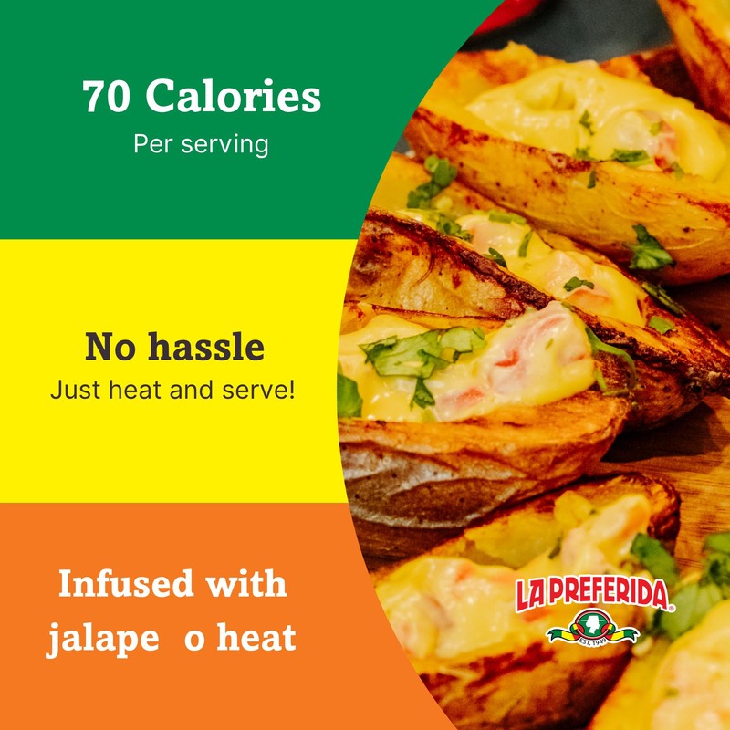 La Preferida Zesty Nacho Cheese Sauce (Bold & Creamy Canned