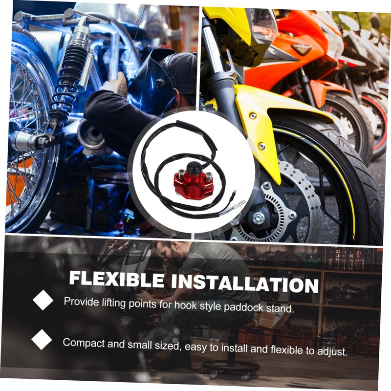 Mikinona Motorcycle Ignition Coil Switch with Horn Function Durable CNC