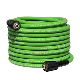 1/4 Pressure Washer Hose 40 FT, 3100 PSI Kink Resistant Super Flexible Power Washer Hose for Pressure Washer, Universal Extension Hoses Replacement for Gas & Electric, Compatible with M22 14mm