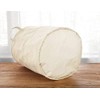 FiveSeasonStuff Pack of 2 Foldable Light Beige Cotton Linen Storage