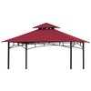 SCOCANOPY Upgraded Ripstop Fabric Replacement Canopy Grill BBQ Gazebo Roof