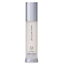 Arcona Magic White Ice - Daily Oil Free Moisturizer - Hyaluronic Acid Moisturizer with Organic Aloe, Tea Tree, Vitamin C & Glyercin. Silicone Free Moisturizer Leaves Skin Fresh & Dewy -Made In The USA