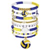 Huquary 8 Pack Game Day Bracelets for Women Soccer Baseball