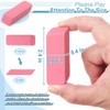 ZZTX 12 Pack Pink Erasers Pencil Erasers for Kids, Large