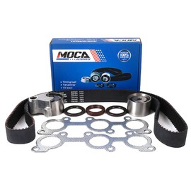 MOCA Timing Belt Kit with Exhaust Manifold for 1996-2002 Toyota 4Runner & 1995-1998 Toyota T100 & 1995-2004 Toyota Tacoma & 2000-2004 Toyota Tundra 3.4L V6 DOHC