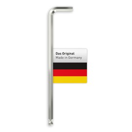 INBUS 72403 Allen Key (Extra Long) 4 mm, with Ball Head - Made in Germany