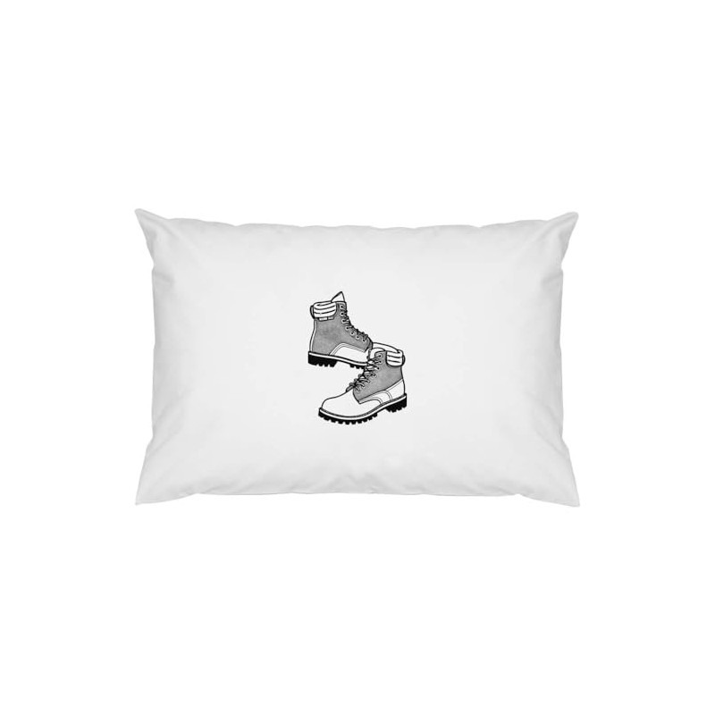 2 x 'Hiking Boots' Cotton Pillow Cases (PW00032891)