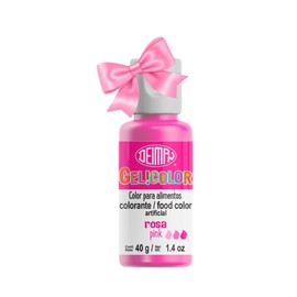 Colorante Rosa En Gel Comestible 40g Color Para Alimentos