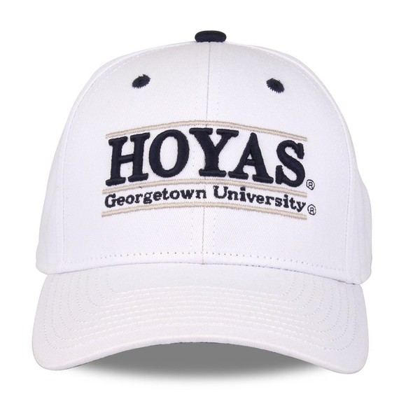NCAA Georgetown Hoyas Unisex NCAA The Game bar Design Hat, White, Adjustable