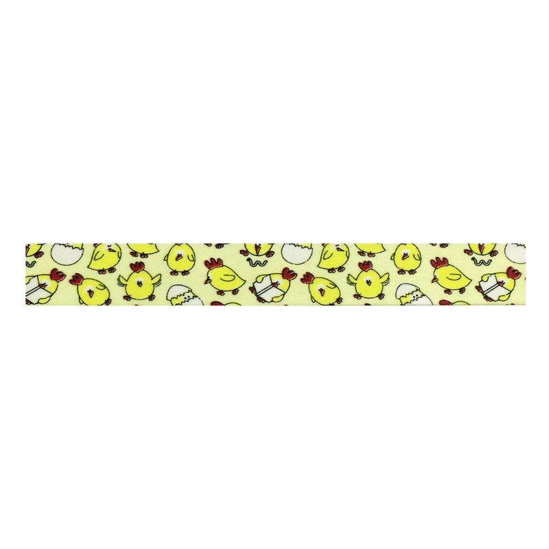 Wrapables Colorful Patterns Washi Masking Tape, Chicken and Egg
