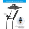 Hibbent All Metal Shower Hose, 90 Inch Stainless Steel Extra