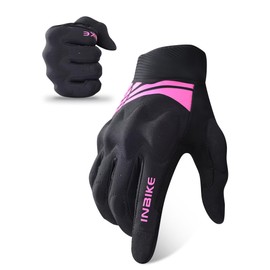 INBIKE Motorcycle Gloves Touchscreen Lightweight Motorbike Gloves with Protective Knuckles for BMX ATV MTB Riding Dirt Bike
