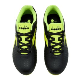 Diadora Pichichi 5 MD Youth Soccer Shoe - Perfect Starter Shoe for Kids, Turf and Firm Ground, Water-Resistant Suprell Upper, Non-Slip PU Heel Lining